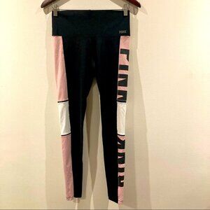 PINK Sz S By Victoria’s Secret High Rise Bonded Multi-Colour Leggings